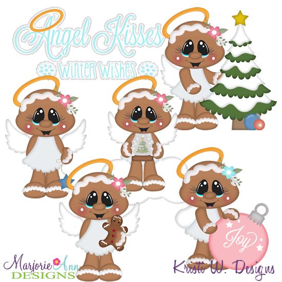 Angel Kisses & Winter Wishes Exclusive SVG Cutting Files+Clipart - Click Image to Close